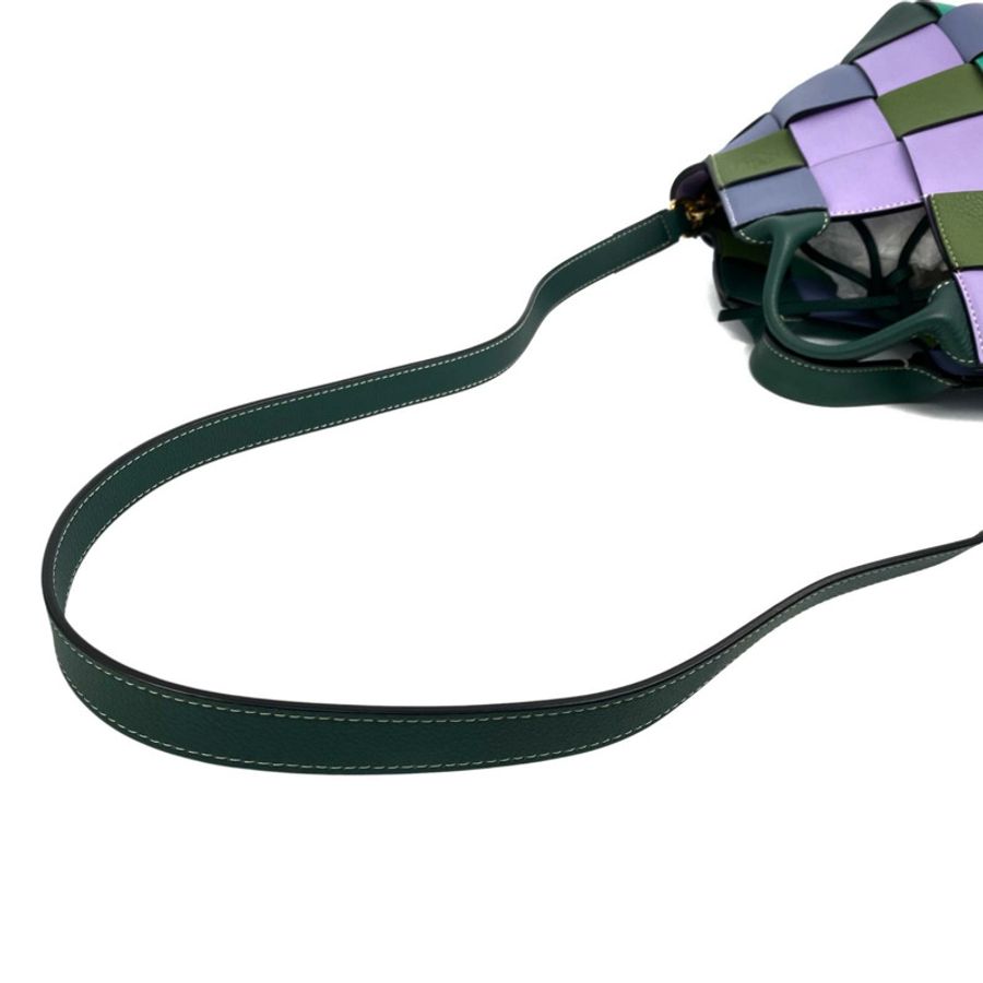 △ LOEWE 羅意威 Multicolor Calfskin 2 way bag 多色小牛皮兩用袋-267013206-12