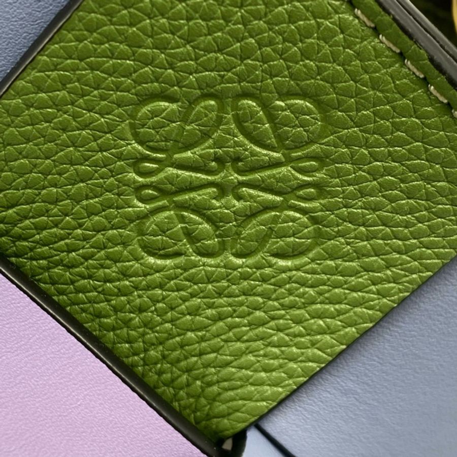 △ LOEWE 羅意威 Multicolor Calfskin 2 way bag 多色小牛皮兩用袋-267013206-13