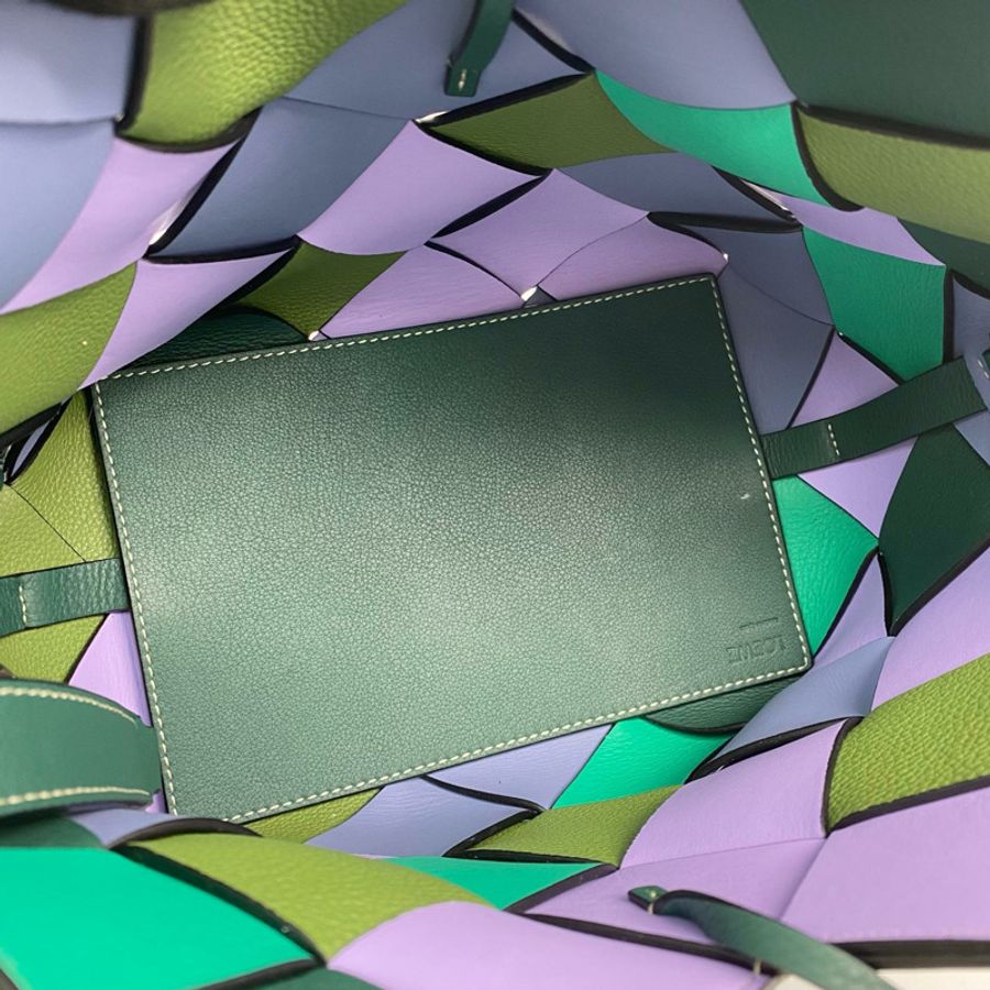 △ LOEWE 羅意威 Multicolor Calfskin 2 way bag 多色小牛皮兩用袋-267013206-14