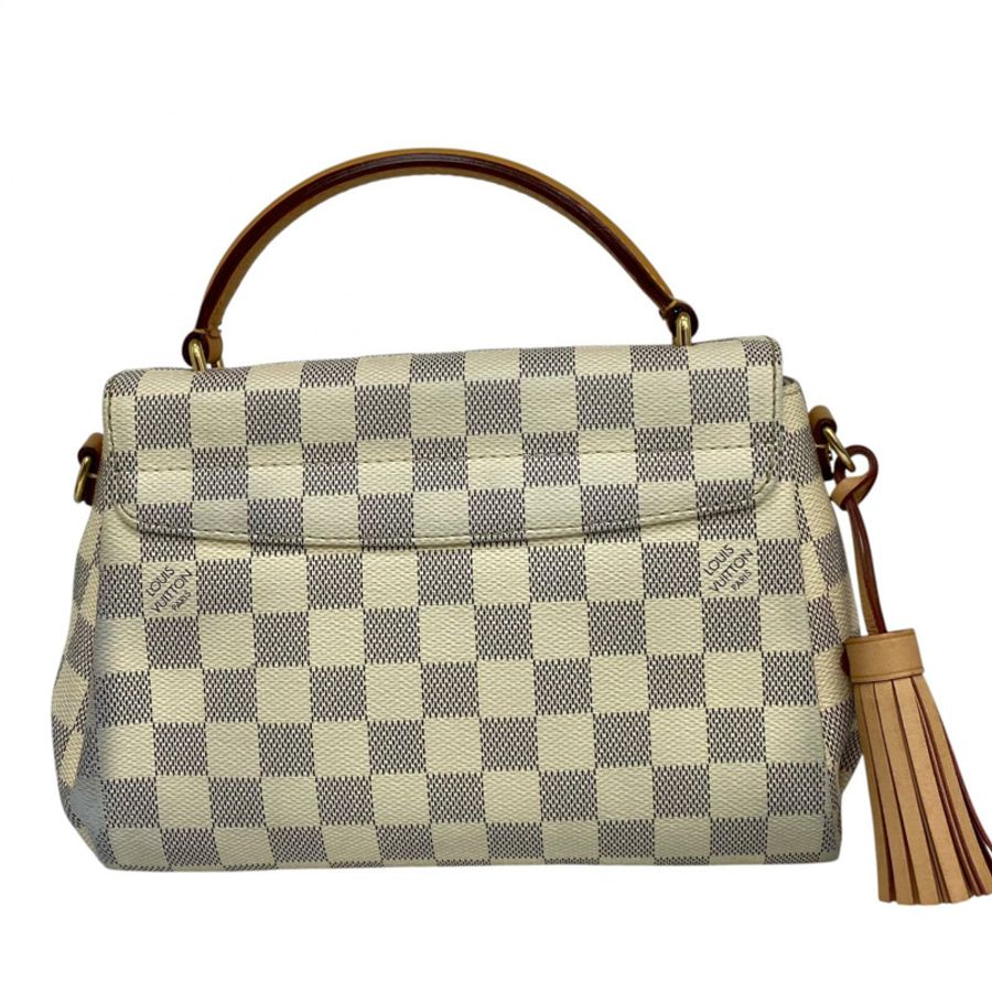 △ LOUIS VUITTON 路易·威登 Beige Coated Canvas 經典棋盤格紋 2 way bag 米色塗層帆布Damier Croisette兩用袋 N41581-267012966-2