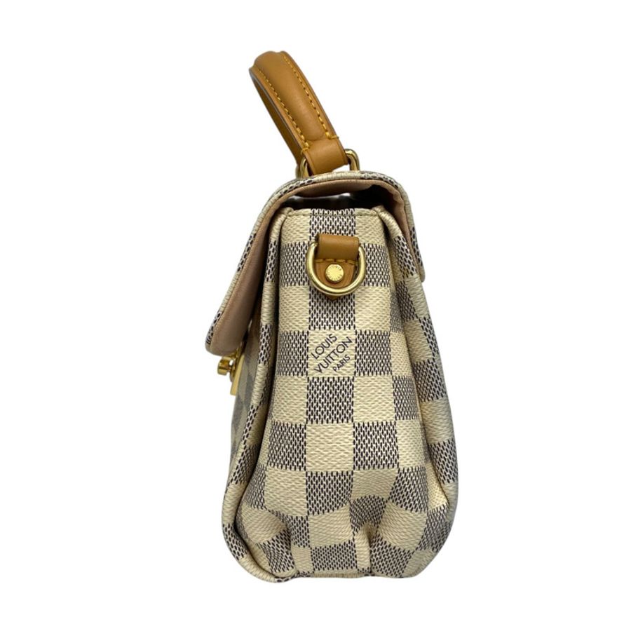 △ LOUIS VUITTON 路易·威登 Beige Coated Canvas 經典棋盤格紋 2 way bag 米色塗層帆布Damier Croisette兩用袋 N41581-267012966-3