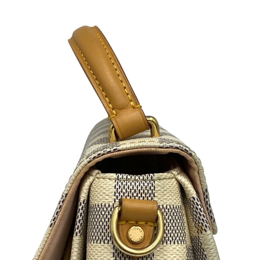 △ LOUIS VUITTON 路易·威登 Beige Coated Canvas 經典棋盤格紋 2 way bag 米色塗層帆布Damier Croisette兩用袋 N41581-267012966-10
