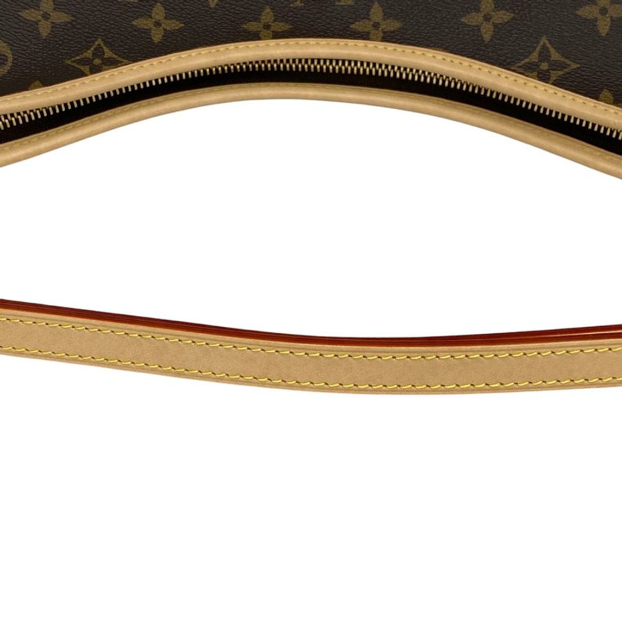 △ LOUIS VUITTON 路易·威登 Brown Coated Canvas Lineup Monogram Shoulder Bag 啡色塗層帆布經典花紋肩背包 M27335-267013188-12