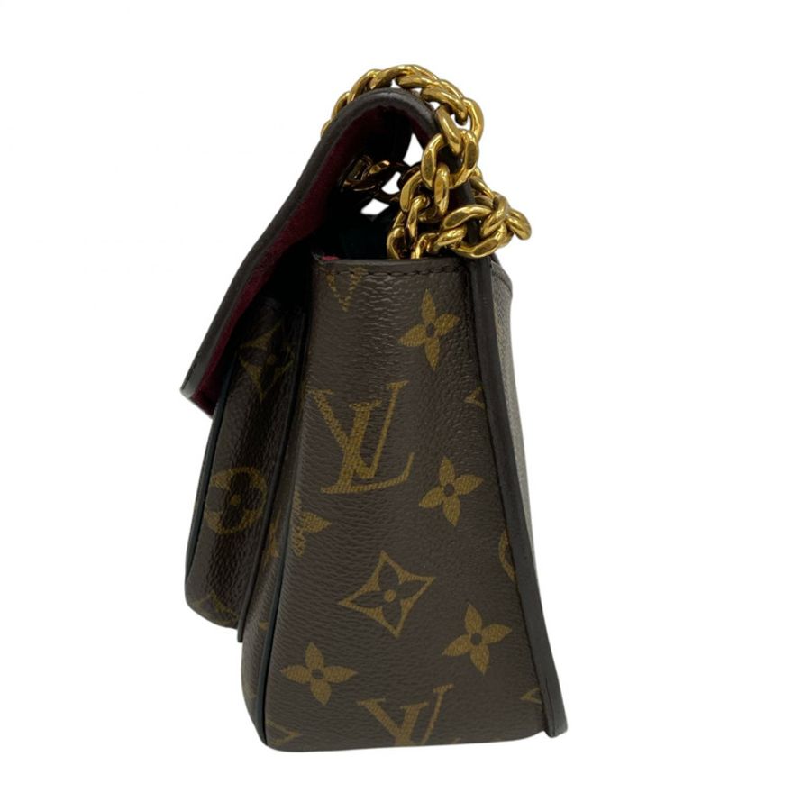△ LOUIS VUITTON 路易·威登 Brown Coated Canvas Passy Monogram Chain Shoulder Bag 啡色塗層帆布經典花紋鏈條肩背包 M45592-267011571-4