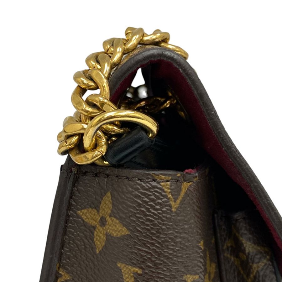 △ LOUIS VUITTON 路易·威登 Brown Coated Canvas Passy Monogram Chain Shoulder Bag 啡色塗層帆布經典花紋鏈條肩背包 M45592-267011571-12