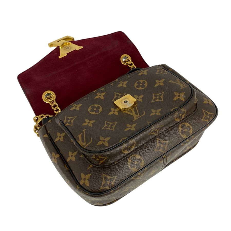 △ LOUIS VUITTON 路易·威登 Brown Coated Canvas Passy Monogram Chain Shoulder Bag 啡色塗層帆布經典花紋鏈條肩背包 M45592-267011571-16