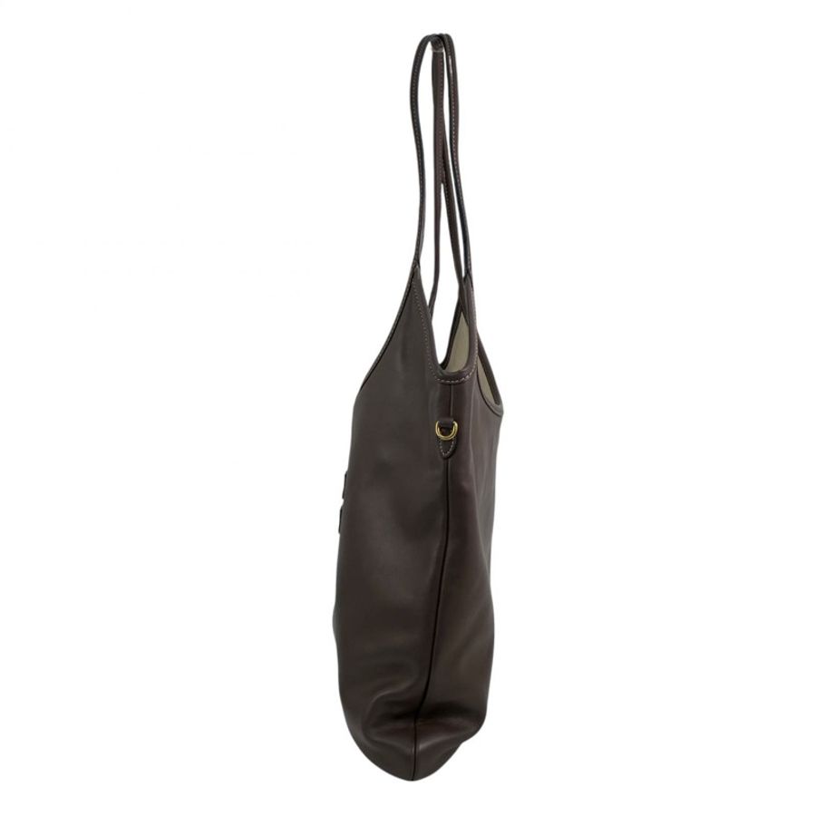 △ MIU MIU 繆繆 Brown Calfskin Ivy Shoulder Bag 啡色小牛皮肩背包-267013364-3