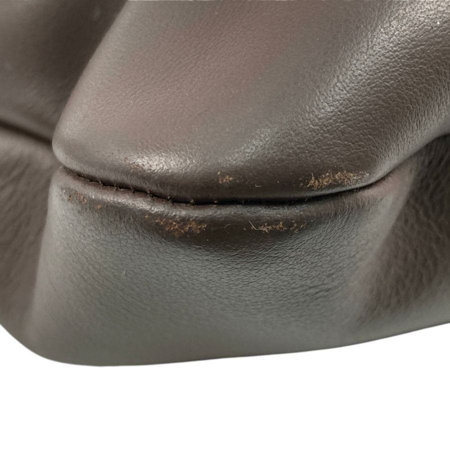 △ MIU MIU 繆繆 Brown Calfskin Ivy Shoulder Bag 啡色小牛皮肩背包-267013364-6