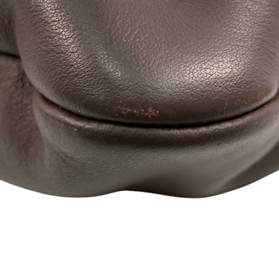 △ MIU MIU 繆繆 Brown Calfskin Ivy Shoulder Bag 啡色小牛皮肩背包-267013364-7