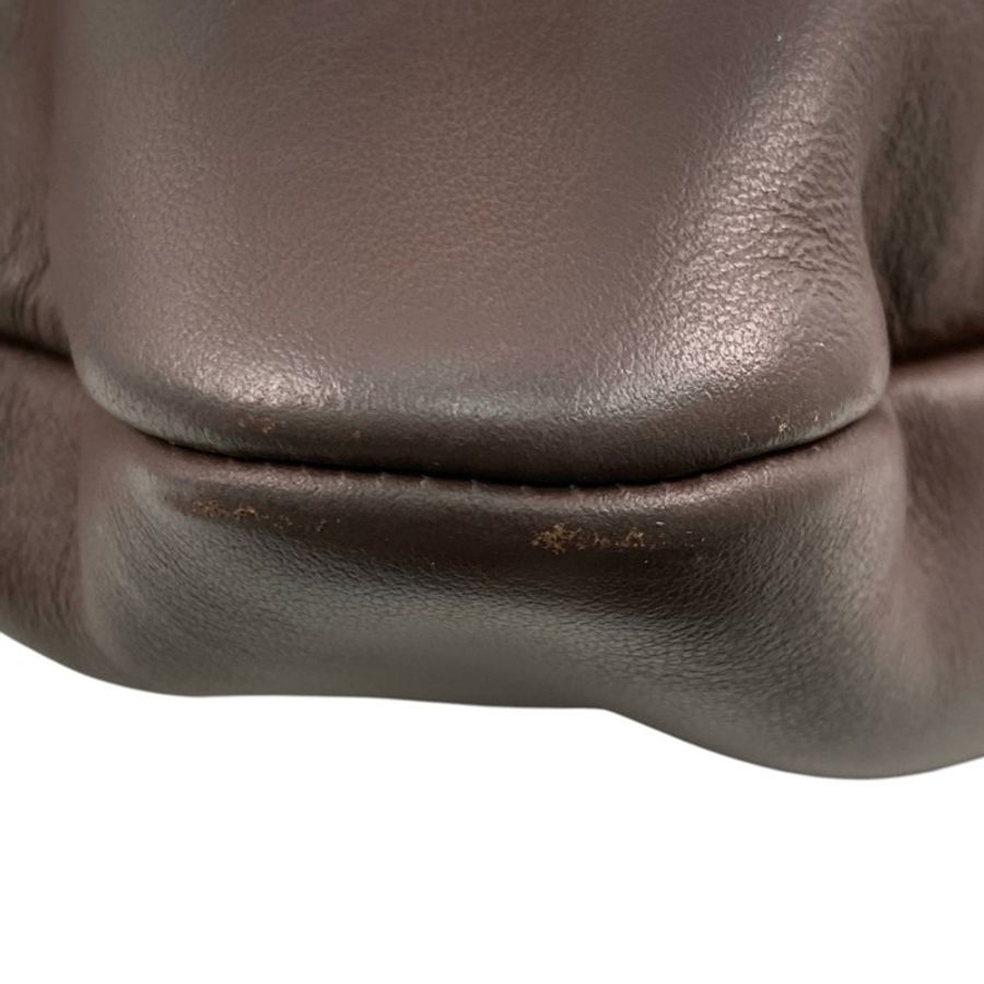 △ MIU MIU 繆繆 Brown Calfskin Ivy Shoulder Bag 啡色小牛皮肩背包-267013364-9
