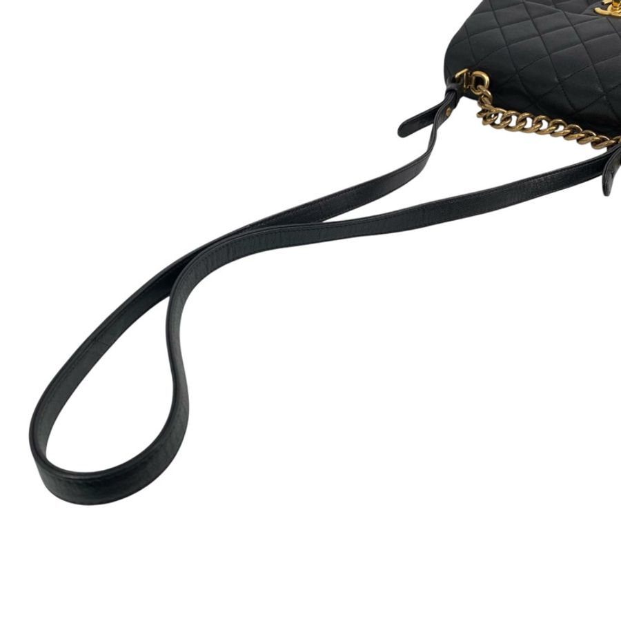 △ CHANEL 香奈兒 Black Calfskin Gold Tone Metal Vintage No.23 2 way bag 黑色小牛皮金色金屬No.23兩用袋 A93442-267011652-11