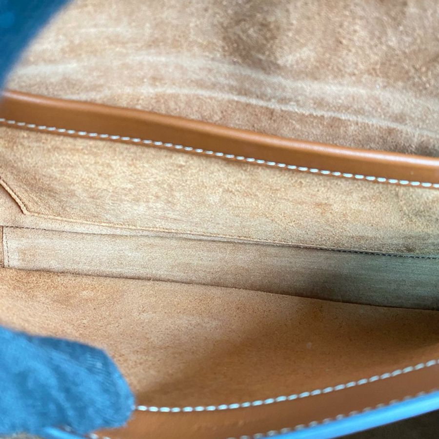 △ CELINE 思琳 Brown Calfskin Soft 16 Shoulder Bag 啡色小牛皮肩背包-267012886-11