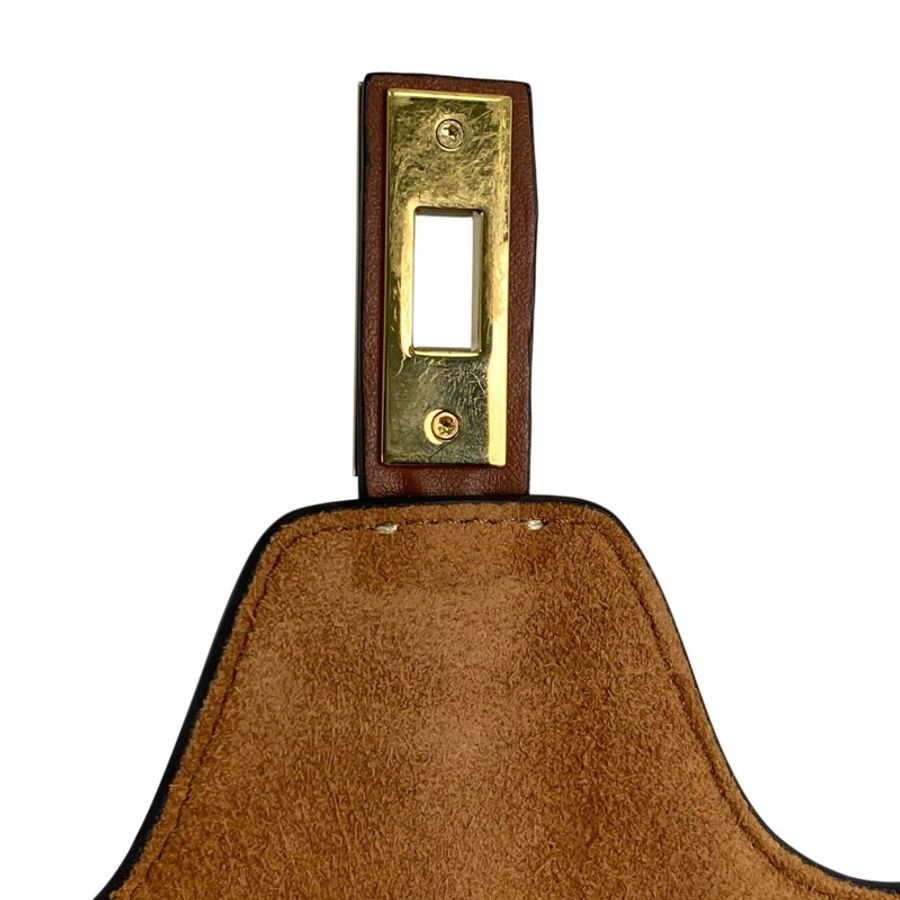 △ CELINE 思琳 Brown Calfskin Soft 16 Shoulder Bag 啡色小牛皮肩背包-267012886-20