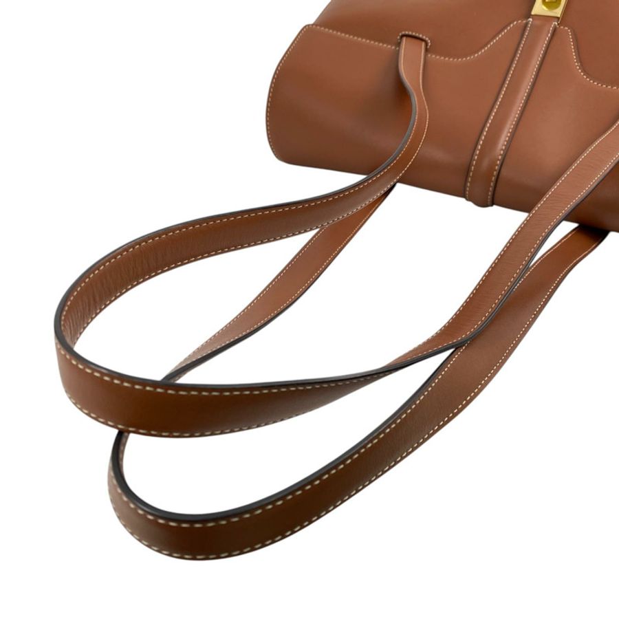 △ CELINE 思琳 Brown Calfskin Soft 16 Shoulder Bag 啡色小牛皮肩背包-267012886-21