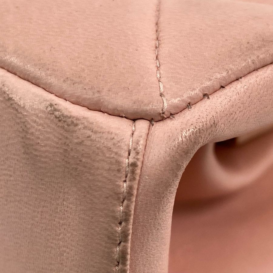 △ CHANEL 香奈兒 Pink Lambskin Gold Tone Metal No.4 Handbag 粉紅色小羊皮金色金屬No.4 手挽袋-267010885-9