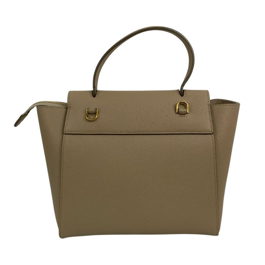 △ CELINE 思琳 Beige Calfskin Nano Belt Bag 2 way bag 淺褐色小牛皮兩用袋-267013400-1