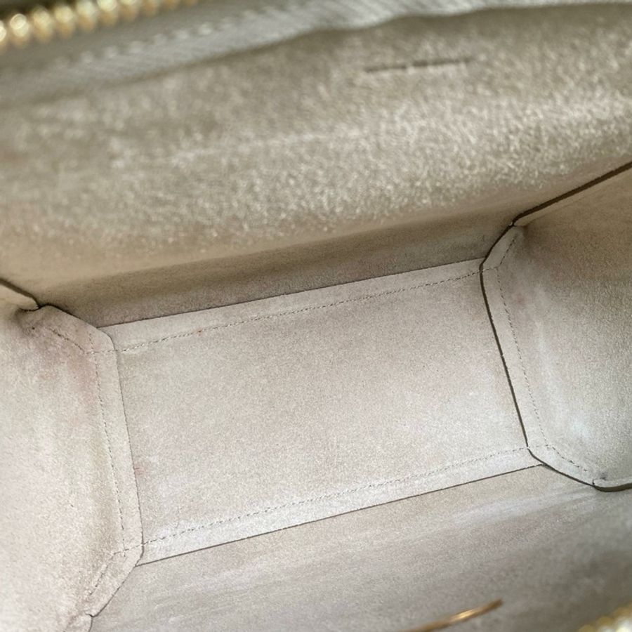 △ CELINE 思琳 Beige Calfskin Nano Belt Bag 2 way bag 淺褐色小牛皮兩用袋-267013400-14