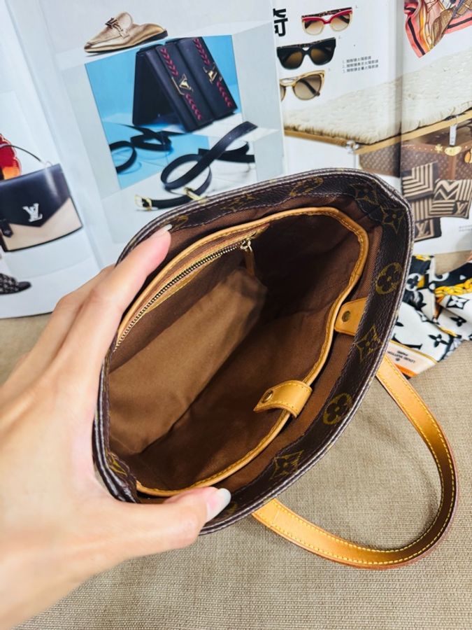 ✶ Louis Vuitton Vivian M51172 老花 薇薇安 中古包 迷你購物袋托特包 手提包-19