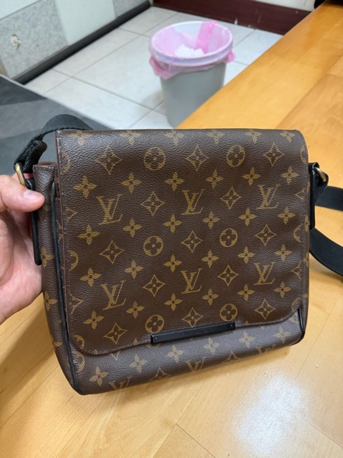 Lv經典老花翻蓋斜背包(M40935)停產-0
