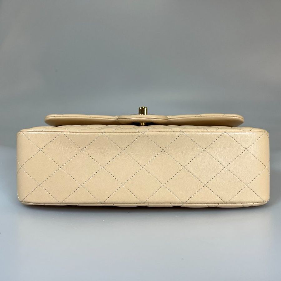 CHANEL CF23 膚色羊皮包 A01113/314開-5
