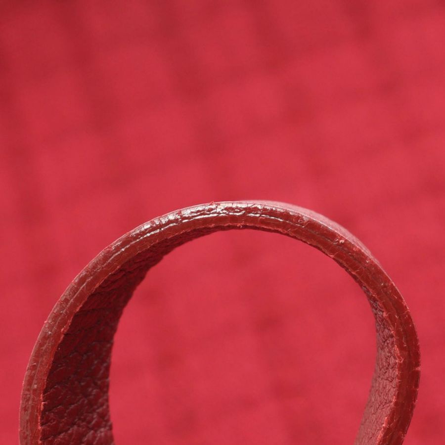 愛馬仕 (Hermes) Amedaba GM Rouge 手提包,帆布皮革,女士,紅色-7