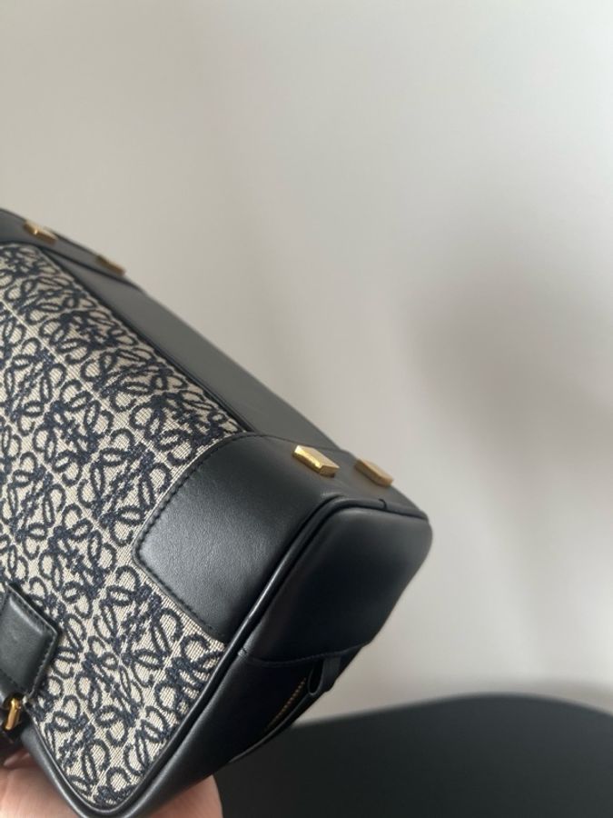 Loewe 罗意威Amazona波士顿,黑色 尺寸:26x15cm!-12