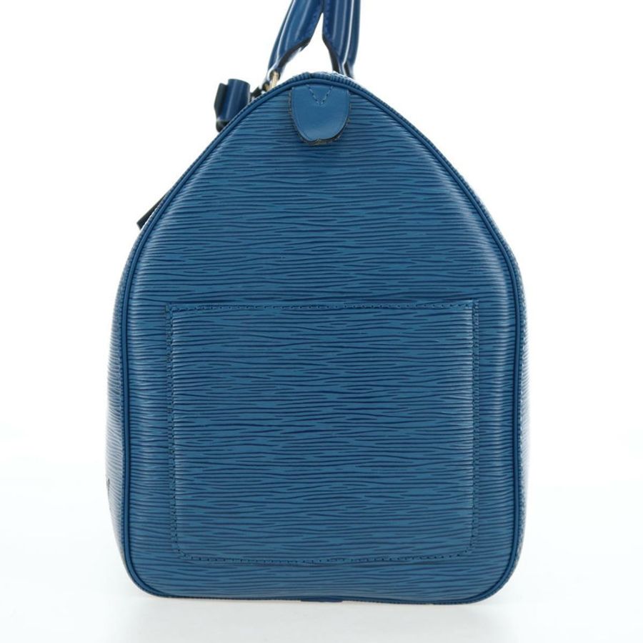 【日本直送】路易威登 Epi Keepall 50 波士頓包 藍色 M42965 LV 正品 189165V-2