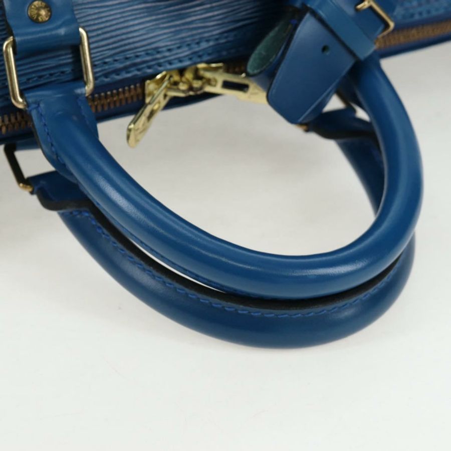 【日本直送】路易威登 Epi Keepall 50 波士頓包 藍色 M42965 LV 正品 189165V-6