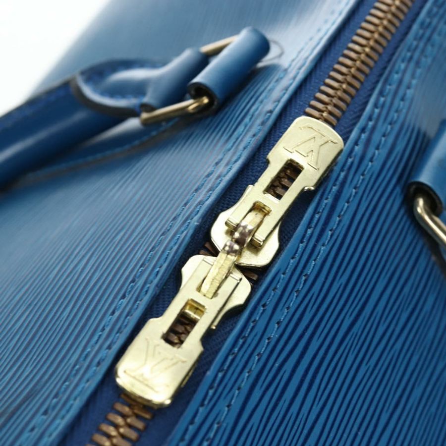 【日本直送】路易威登 Epi Keepall 50 波士頓包 藍色 M42965 LV 正品 189165V-9
