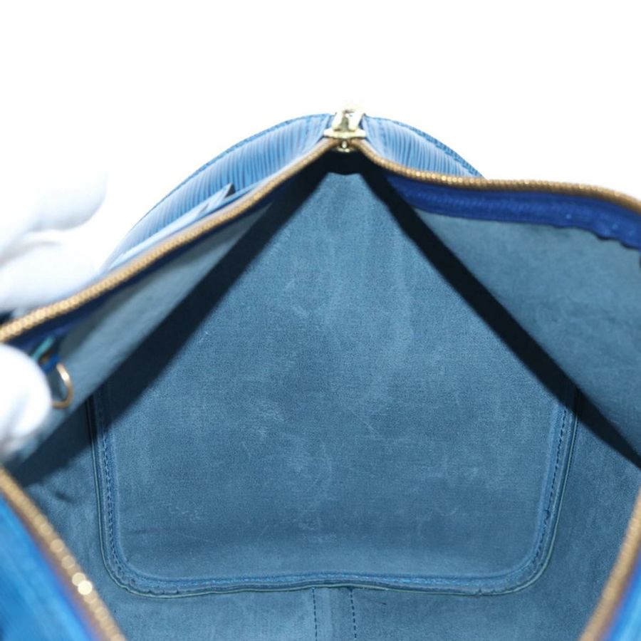 【日本直送】路易威登 Epi Keepall 50 波士頓包 藍色 M42965 LV 正品 189165V-17
