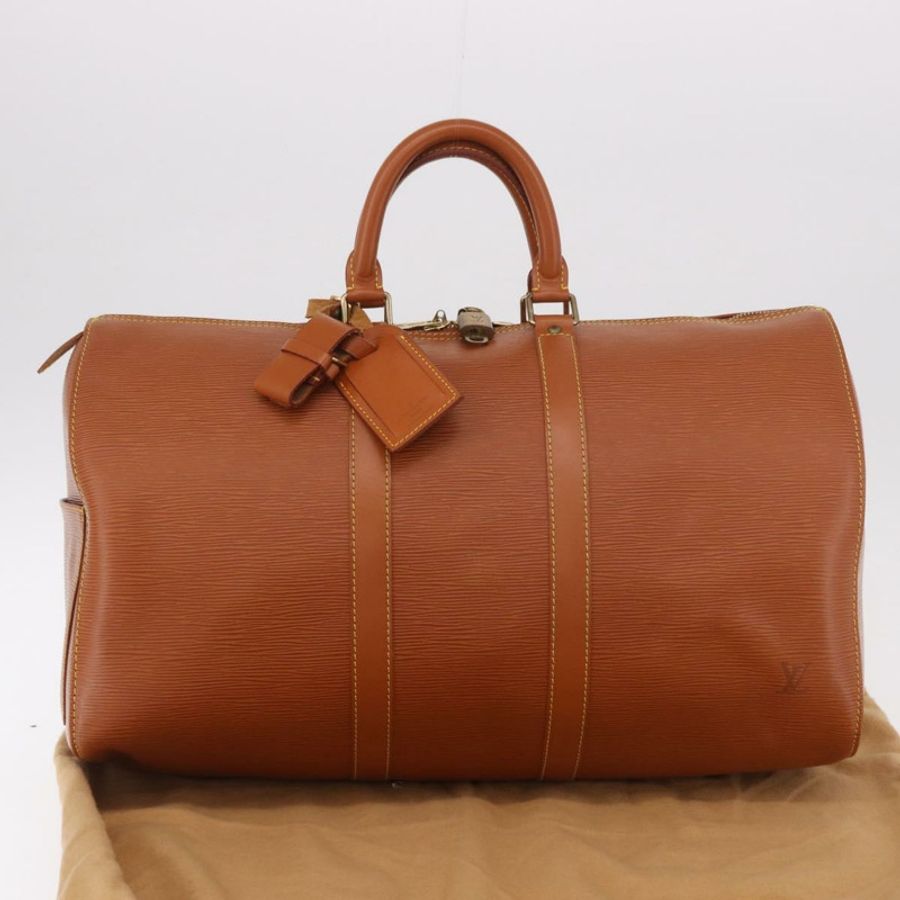 【日本直送】路易威登 Epi Keepall 45 波士頓包 棕色 M42978 LV 正品 190098SAV-11