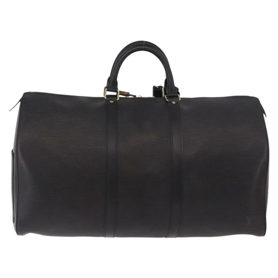 【日本直送】路易威登 Epi Keepall 50 波士頓包 黑色 M42962 LV 正品 190131SAV-1