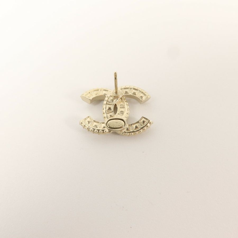 CHANEL 金屬Pierced Earring耳環-5