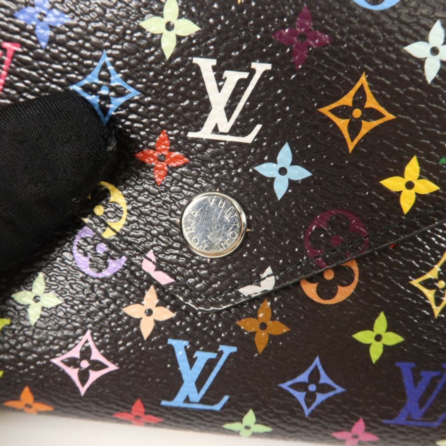 LOUIS VUITTON Monogram Multicolore LV X TM Victorine Wallet錢包-8