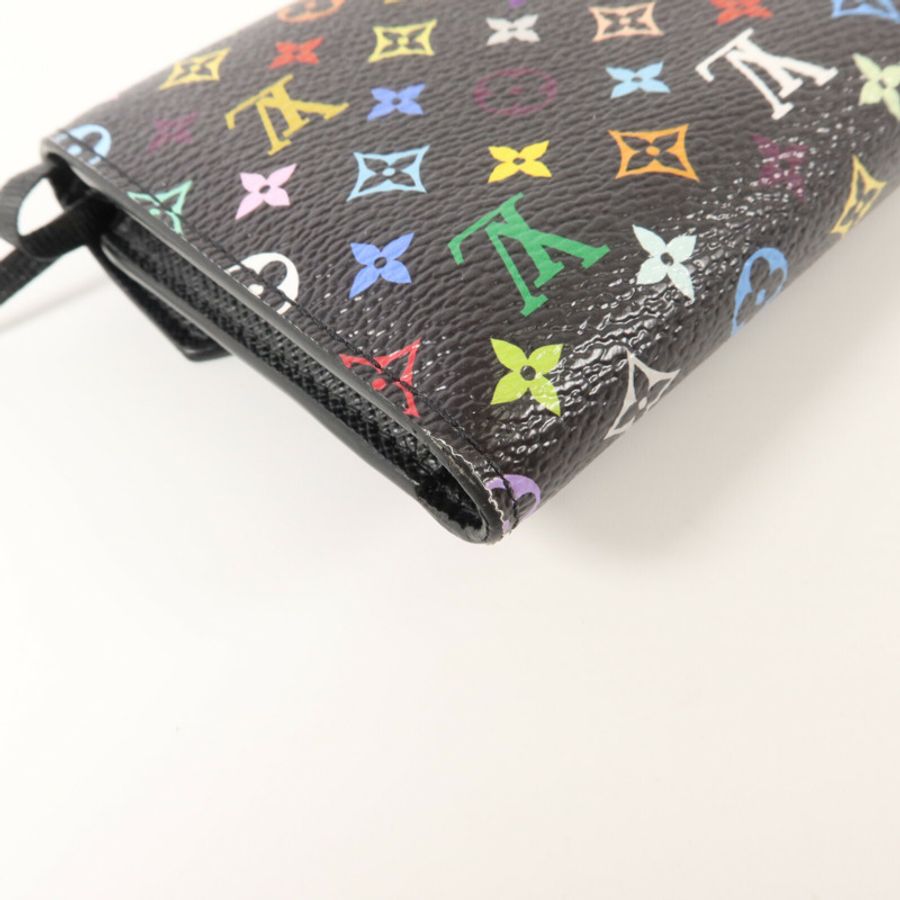LOUIS VUITTON Monogram Multicolore LV X TM Victorine Wallet錢包-12