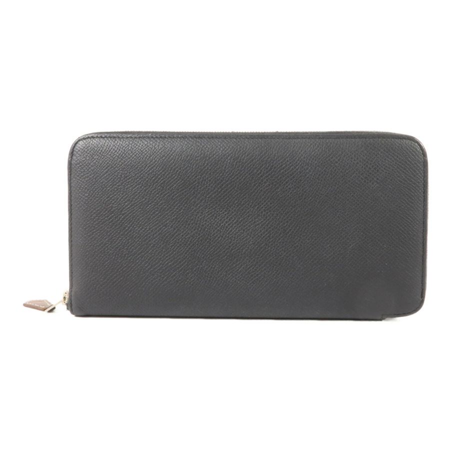 HERMES Epsom皮革Silk In Wallet長錢包Noir-1