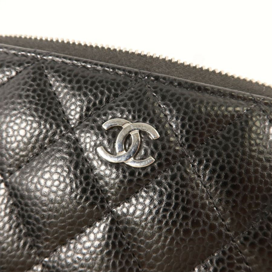 CHANEL 牛皮皮革Classic Zipped Long Wallet長錢包-9
