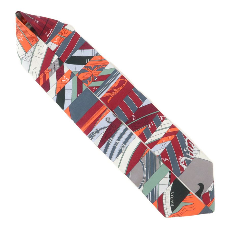 HERMES 絲質Twilly絲巾-3