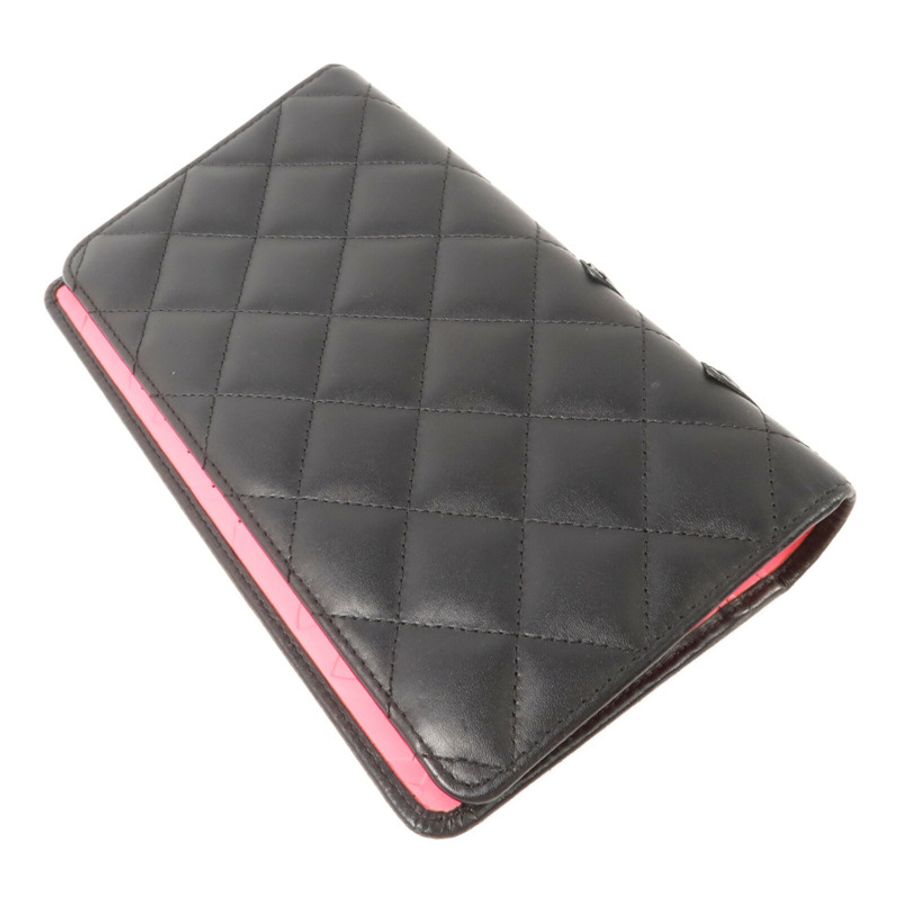 CHANEL 牛皮皮革Cambon Long Wallet長錢包-3