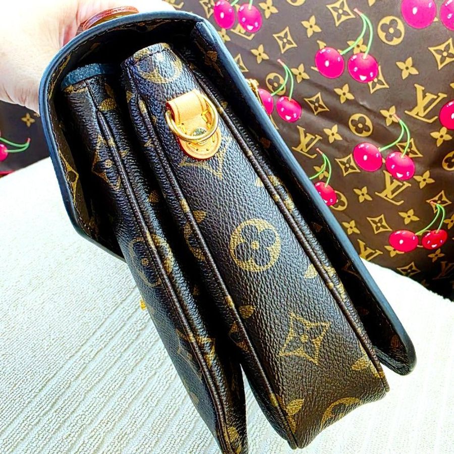 LOUIS VUITTON LV 經典原花郵差包 手提/肩背/斜跨三用包-13