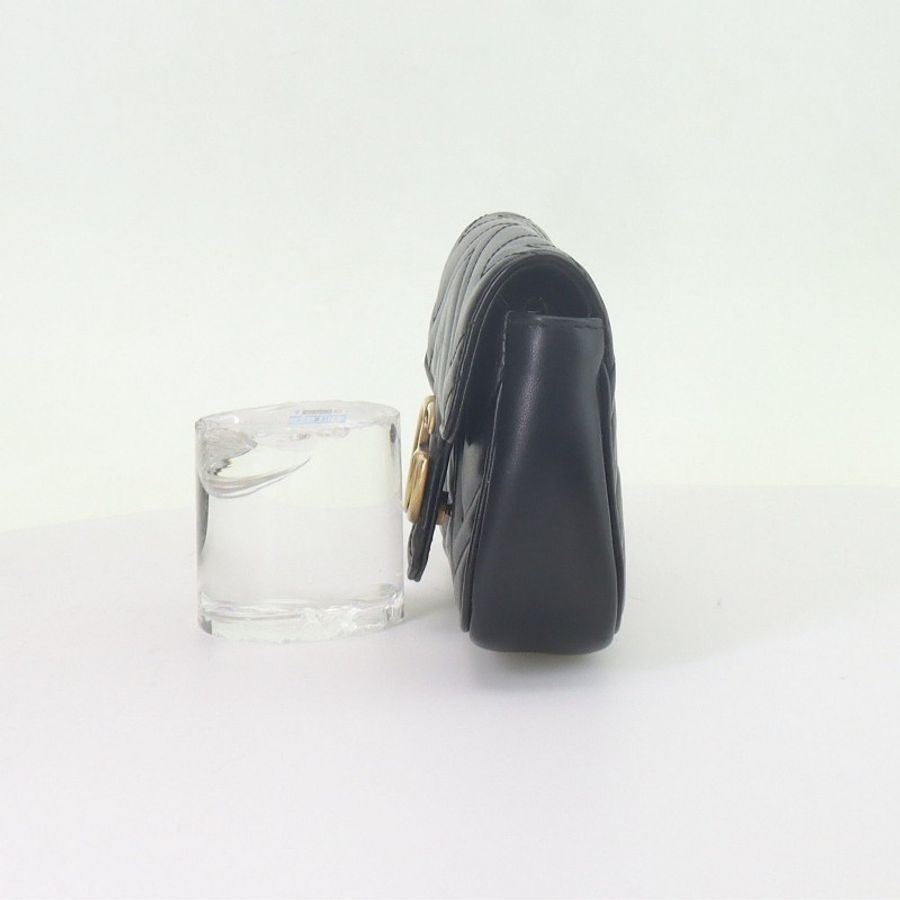 GUCCI GG Marmont 16 super mini 黑色斜背包肩背包-1