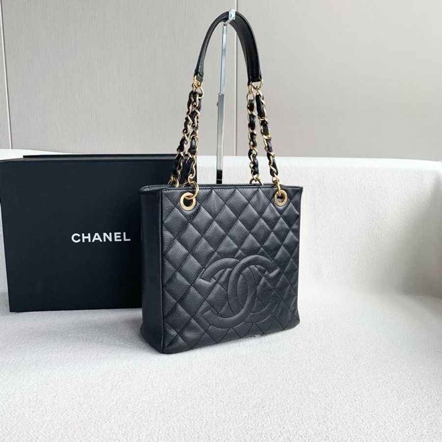 威選精品|CHANEL PST 黑金托特包🖤-1