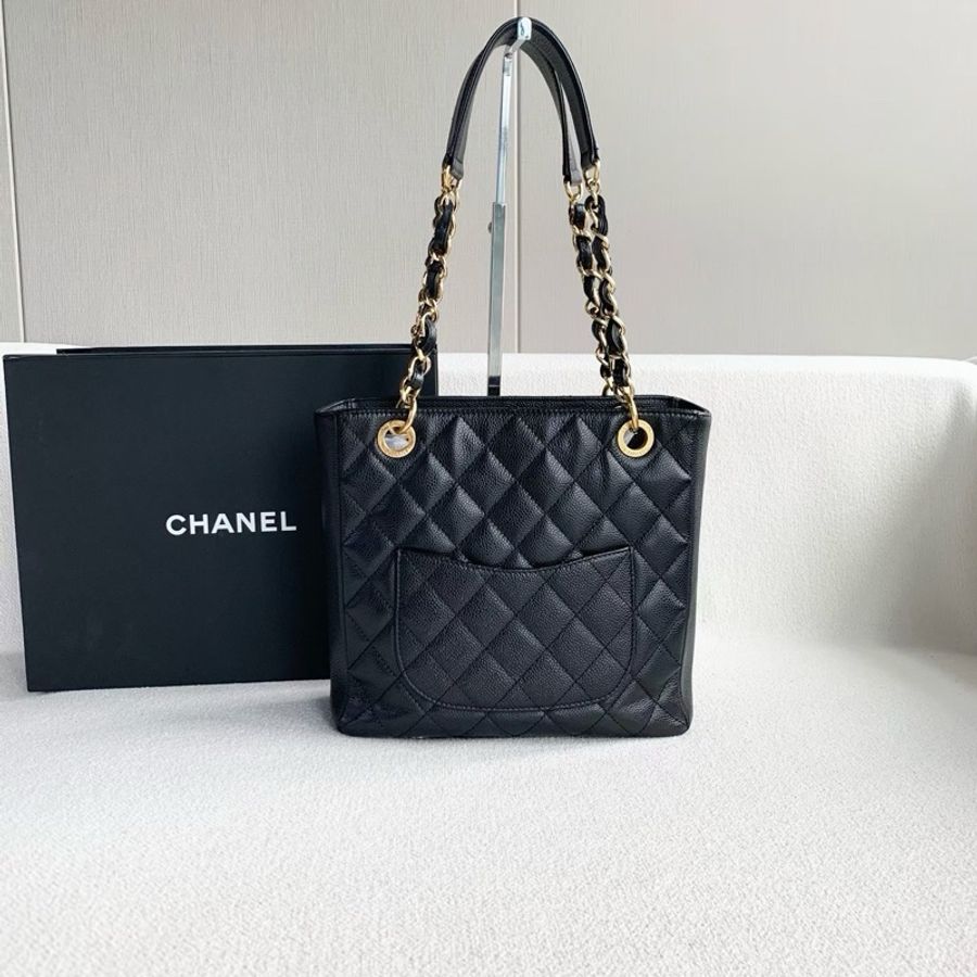 威選精品|CHANEL PST 黑金托特包🖤-3