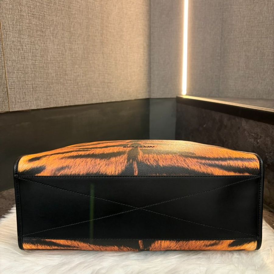 BURBERRY BURBERRY Tiger Print Denny手提包-3