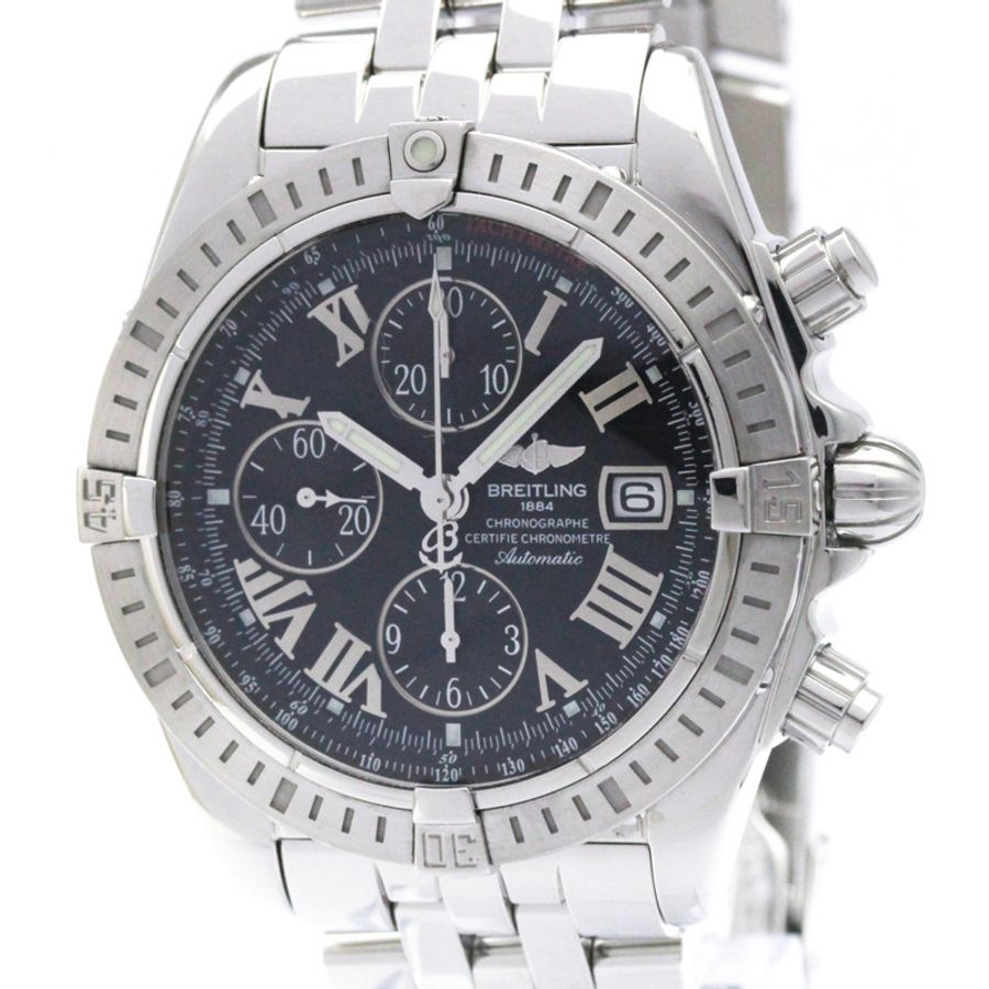 百年靈 Chronomat Evolution 精鋼自動腕錶 A13356 拋光-0