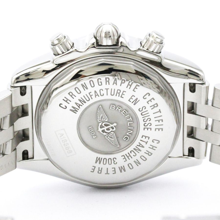 百年靈 Chronomat Evolution 精鋼自動腕錶 A13356 拋光-6