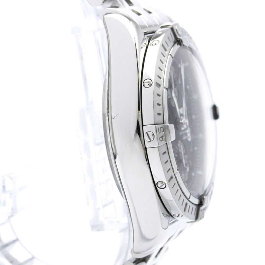 百年靈 Chronomat Evolution 精鋼自動腕錶 A13356 拋光-8