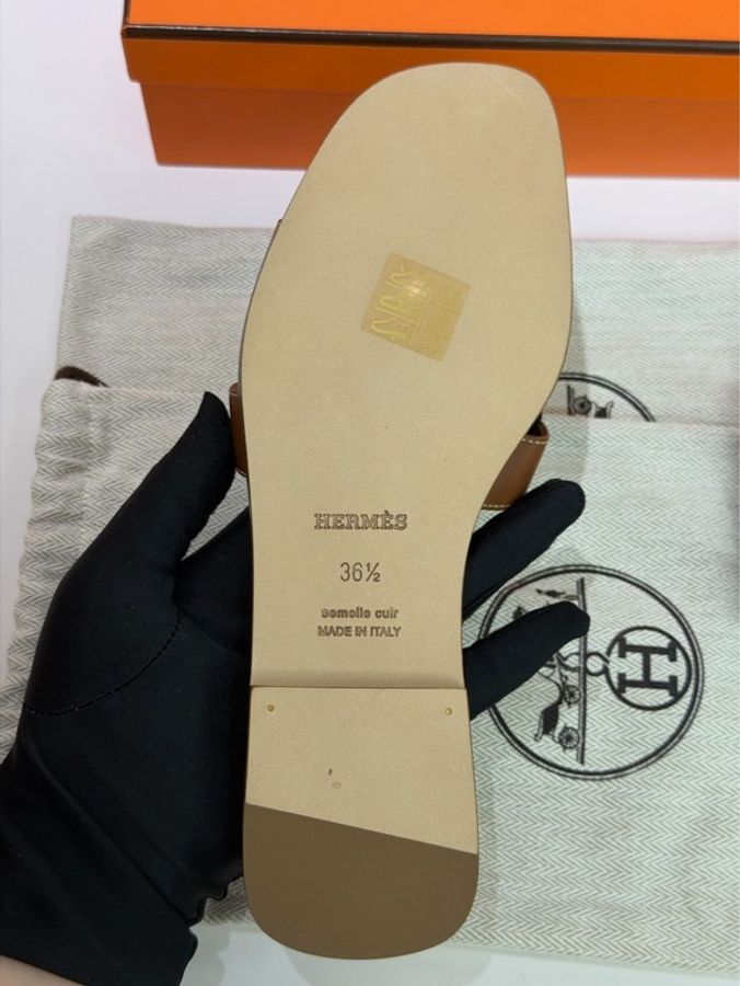 Hermes|Oran 經典H拖鞋-9