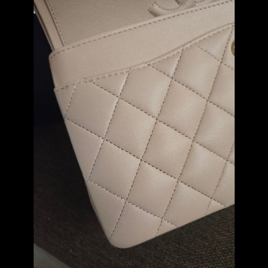 (全新閒置品)Chanel CF25奶茶色-10