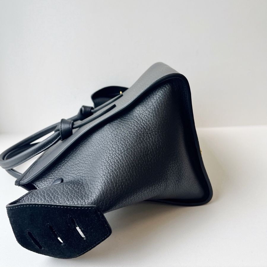 ✨ 威選精品|CELINE Tie Bag 黑色牛皮手提包 🖤-9